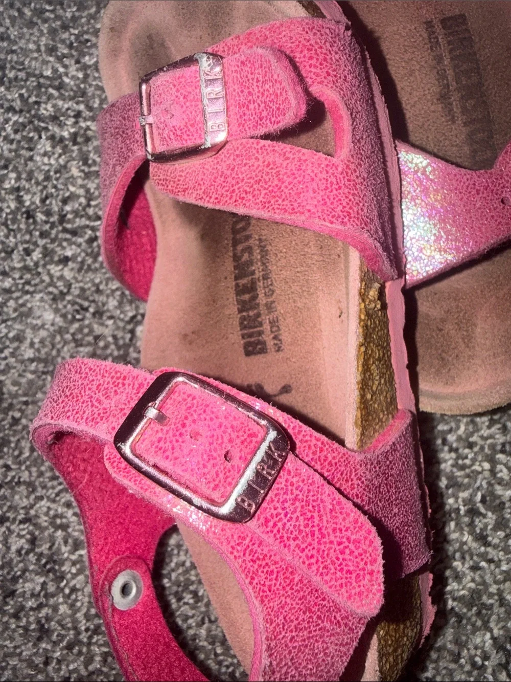 Birkenstock sparkling pink